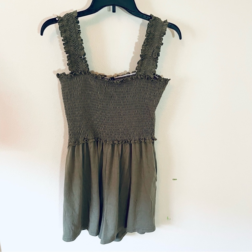 Women's Khaki Romper – Size M – True to Size